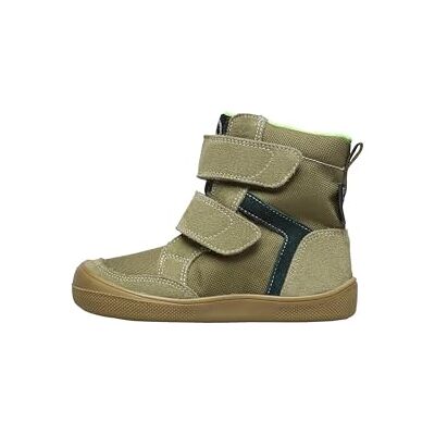 Naturino Bottes barefoot en cuir et tissu, Kaki- 25 - Publicité Naturino Bottes barefoot en cuir et tissu, Kaki- 25 - Publicité