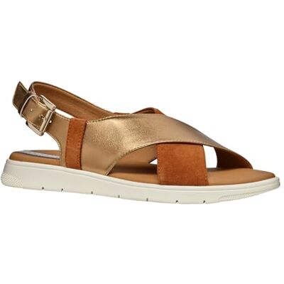 Geox Femme D Dandra B Sandales compensées, Bronze Ochre Lt, 35 EU - Publicité Geox Femme D Dandra B Sandales compensées, Bronze Ochre Lt, 35 EU - Publicité