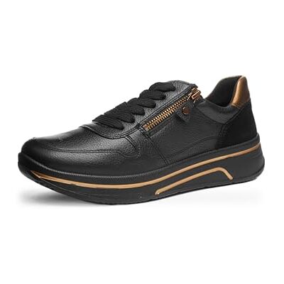 Ara Baskets Sapporo pour Femme, Marrone Noir, 37 EU Weit - Publicité Ara Baskets Sapporo pour Femme, Marrone Noir, 37 EU Weit - Publicité