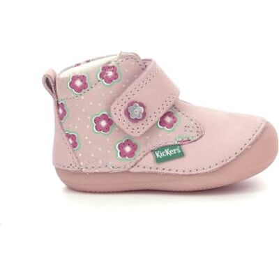 Kickers Sabio, Bottillons Fille, Rose, 19 - Publicité Kickers Sabio, Bottillons Fille, Rose, 19 - Publicité