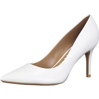 Calvin Klein Escarpins Gayle pour Femmes, Cuir Blanc, 36 EU - Publicité Calvin Klein Escarpins Gayle pour Femmes, Cuir Blanc, 36 EU - Publicité