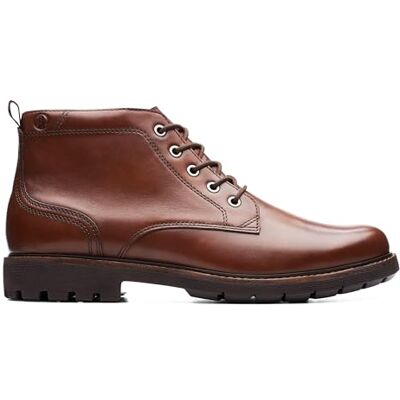 Clarks Men's Batcombe Mix Ankle Boot, Marron foncé Lea., 42 EU - Publicité Clarks Men's Batcombe Mix Ankle Boot, Marron foncé Lea., 42 EU - Publicité