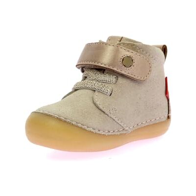 Kickers SONIZIKRO,BOTTILLON BEBE BEIGE CHAMPAGNE, 18 EU - Publicité Kickers SONIZIKRO,BOTTILLON BEBE BEIGE CHAMPAGNE, 18 EU - Publicité