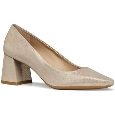 Geox Femme D GISELDA A Pompe, Lt Gold, 39.5 EU - Publicité Geox Femme D GISELDA A Pompe, Lt Gold, 39.5 EU - Publicité