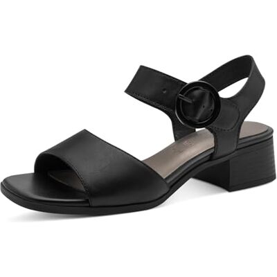 Jana Femme Softline Leather Sandal Heel Talon, Noir, 41 EU - Publicité Jana Femme Softline Leather Sandal Heel Talon, Noir, 41 EU - Publicité