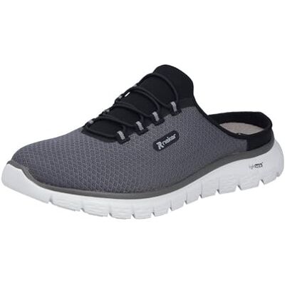 Rieker Sabots B6681 pour Homme, Gris, 43 EU - Publicité Rieker Sabots B6681 pour Homme, Gris, 43 EU - Publicité