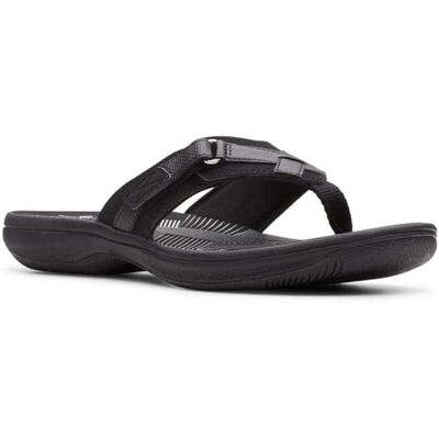 Clarks Women's Breeze Sea Flip-Flop Black Premium Black 8 M US - Publicité Clarks Women's Breeze Sea Flip-Flop Black Premium Black 8 M US - Publicité