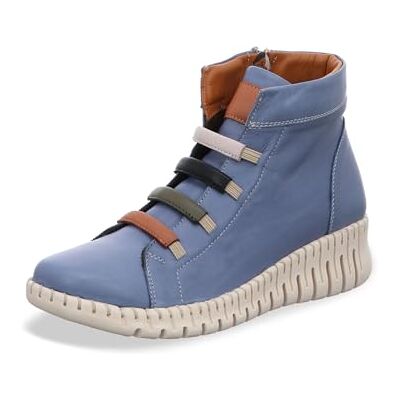 Gemini Bottines en Cuir pour Femmes 364224-02, Pointure:39 EU, La Couleur:Bleu - Publicité Gemini Bottines en Cuir pour Femmes 364224-02, Pointure:39 EU, La Couleur:Bleu - Publicité