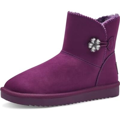 MARCO TOZZI Bottines Plates pour Femme Botte Tendance, Raisin, 39 EU - Publicité MARCO TOZZI Bottines Plates pour Femme Botte Tendance, Raisin, 39 EU - Publicité
