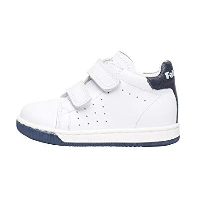 Falcotto Chaussures en Nappa à Scratch, Blanc 22 - Publicité Falcotto Chaussures en Nappa à Scratch, Blanc 22 - Publicité