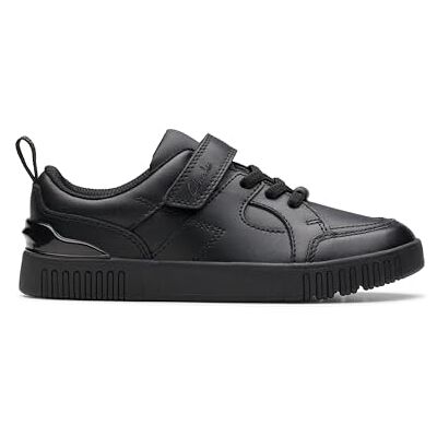 Clarks Garçon Oslo Flare K, Cuir Noir, 43 EU - Publicité Clarks Garçon Oslo Flare K, Cuir Noir, 43 EU - Publicité