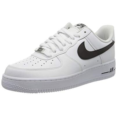 Nike Air Force 1 '07 Lv8 4 Chaussures de Basket Homme, Blanc et Noir., 45 EU - Publicité Nike Air Force 1 '07 Lv8 4 Chaussures de Basket Homme, Blanc et Noir., 45 EU - Publicité