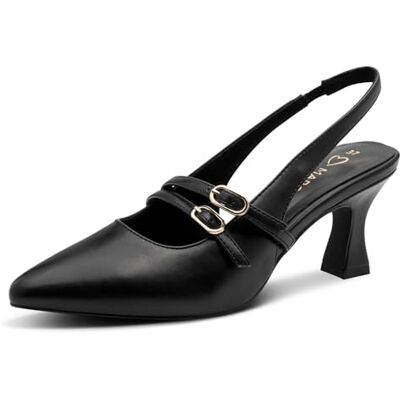 MARCO TOZZI Escarpins Femme Semelle intérieure Feel Me Souple Doublure Douce Vegan Moderne, Noir (Black), 39 EU - Publicité MARCO TOZZI Escarpins Femme Semelle intérieure Feel Me Souple Doublure Douce Vegan Moderne, Noir (Black), 39 EU - Publicité