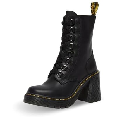 DR. MARTENS Femme Chesney Rangers, Black Sendal, 40 EU - Publicité DR. MARTENS Femme Chesney Rangers, Black Sendal, 40 EU - Publicité