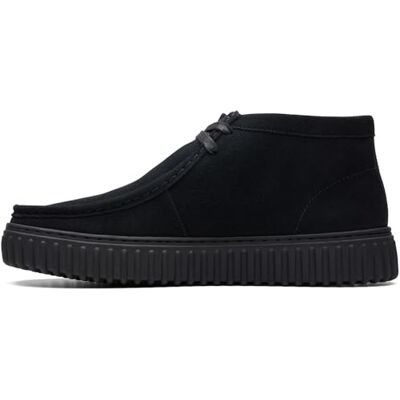 Clarks Torhill Hi pour homme, Daim noir, 8 - Publicité Clarks Torhill Hi pour homme, Daim noir, 8 - Publicité