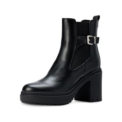 Calvin Klein Bottines Fayth pour femme, Logo noir 003, 36 EU - Publicité Calvin Klein Bottines Fayth pour femme, Logo noir 003, 36 EU - Publicité