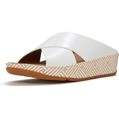 Fitflop Lulu Lux Sandales en cuir tissé graphique pour femme Blanc, blanc, 37 EU - Publicité Fitflop Lulu Lux Sandales en cuir tissé graphique pour femme Blanc, blanc, 37 EU - Publicité