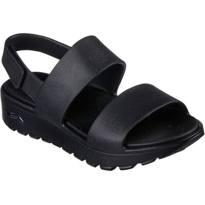 Skechers Sandalo Donna Nero 111380-bbk - Publicité Skechers Sandalo Donna Nero 111380-bbk - Publicité