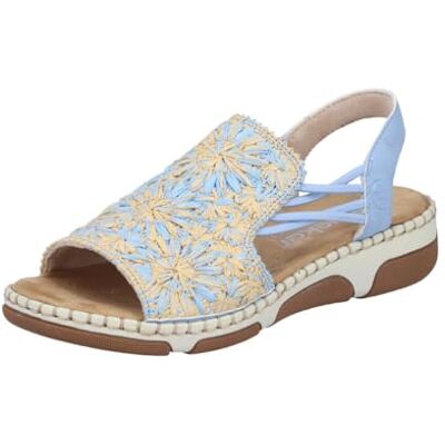 Rieker Sandales pour femme 66248, bleues, 41 EU - Publicité Rieker Sandales pour femme 66248, bleues, 41 EU - Publicité