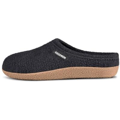 Giesswein Chaussons Veitsch Anthracite 43 Pantoufles en Feutre pour Hommes et Femmes, Mules Robustes, Semelle en Caoutchouc Solide - Publicité Giesswein Chaussons Veitsch Anthracite 43 Pantoufles en Feutre pour Hommes et Femmes, Mules Robustes, Semelle en Caoutchouc Solide - Publicité