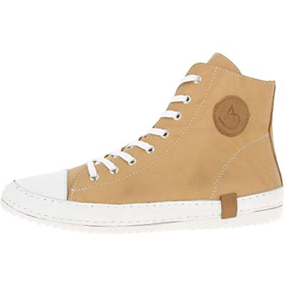 Andrea Conti Bottes en Cuir Femmes , Pointure:37 EU, La Couleur:Beige - Publicité Andrea Conti Bottes en Cuir Femmes , Pointure:37 EU, La Couleur:Beige - Publicité
