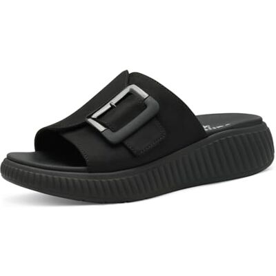 Jana mules femme avec boucle vegan, Black, 36 EU - Publicité Jana mules femme avec boucle vegan, Black, 36 EU - Publicité