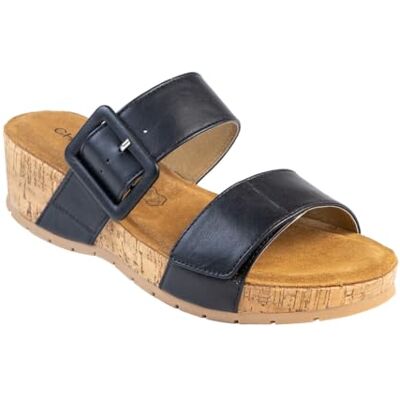 CHATTAWAK FEMME MULE COMPENSEE CONFORT GIO NOIR, 36 - Publicité CHATTAWAK FEMME MULE COMPENSEE CONFORT GIO NOIR, 36 - Publicité