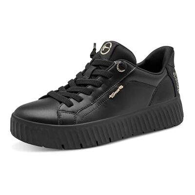 Tamaris Comfort baskets Step In femme cuir plates à enfiler Wide Fit, Black, 36 EU - Publicité Tamaris Comfort baskets Step In femme cuir plates à enfiler Wide Fit, Black, 36 EU - Publicité