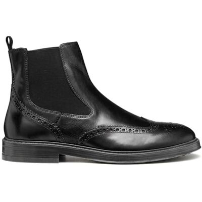 Geox U HENREYS Ankle Boot, pour homme, noire, 45 UE, Noir, 45 EU - Publicité Geox U HENREYS Ankle Boot, pour homme, noire, 45 UE, Noir, 45 EU - Publicité