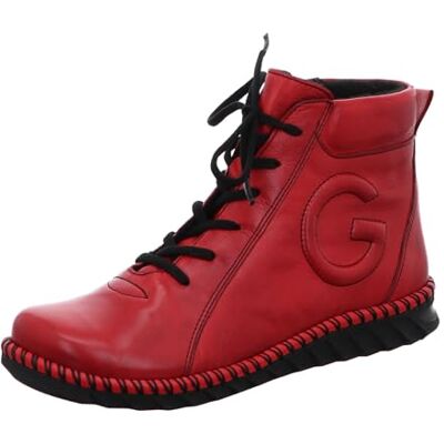 Gemini Bottines en Cuir pour Femmes 033402-02, Pointure:38 EU, La Couleur:Rouge - Publicité Gemini Bottines en Cuir pour Femmes 033402-02, Pointure:38 EU, La Couleur:Rouge - Publicité