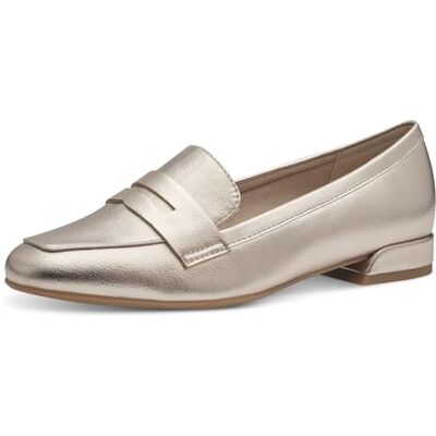 MARCO TOZZI Mocassin by Guido Maria Kretschmer Femme, Platine, 39 EU - Publicité MARCO TOZZI Mocassin by Guido Maria Kretschmer Femme, Platine, 39 EU - Publicité