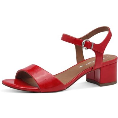 Tamaris Sandales pour femme Vegan élégantes, rouge, 39 EU - Publicité Tamaris Sandales pour femme Vegan élégantes, rouge, 39 EU - Publicité