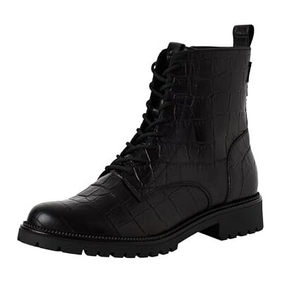 Tamaris Bottes plates pour femme, Black Croco., 42 EU - Publicité Tamaris Bottes plates pour femme, Black Croco., 42 EU - Publicité
