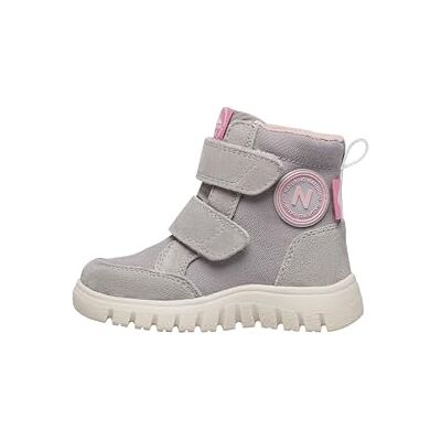 Naturino Bottes en suède et tissu technique, Rose-Gris- 39 - Publicité Naturino Bottes en suède et tissu technique, Rose-Gris- 39 - Publicité