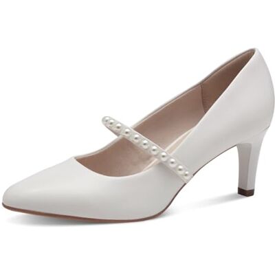 Tamaris Escarpins Blancs pour Femme, Blanc., 37 EU - Publicité Tamaris Escarpins Blancs pour Femme, Blanc., 37 EU - Publicité