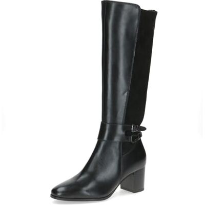 CAPRICE Bottes femme à talon bloc élégantes, Noir (Black Comb), 38 EU - Publicité CAPRICE Bottes femme à talon bloc élégantes, Noir (Black Comb), 38 EU - Publicité