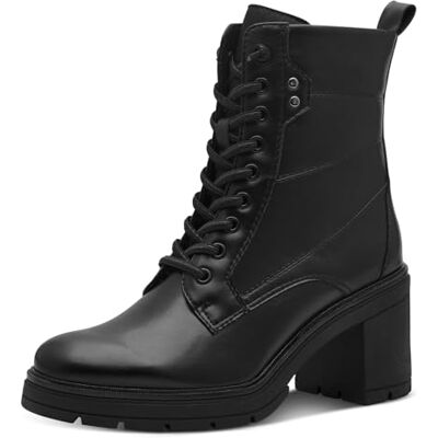 MARCO TOZZI Bottines à Lacets pour Femme Botte Tendance, Noir, 41 EU - Publicité MARCO TOZZI Bottines à Lacets pour Femme Botte Tendance, Noir, 41 EU - Publicité