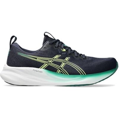 Asics Homme Gel-Pulse 16, Midnight Lucid Yellow, 44 EU - Publicité Asics Homme Gel-Pulse 16, Midnight Lucid Yellow, 44 EU - Publicité