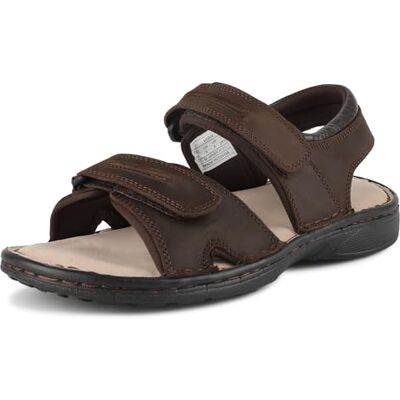riemot Sandales en Cuir pour Homme Sandale Sport bout Ouvert Extérieur Confortables et Respirantes Chaussures d'été pour Randonnée Plage Marche ou Activités en Plein Air, Semelles Antidérapante,45 - Publicité riemot Sandales en Cuir pour Homme Sandale Sport bout Ouvert Extérieur Confortables et Respirantes Chaussures d'été pour Randonnée Plage Marche ou Activités en Plein Air, Semelles Antidérapante,45 - Publicité