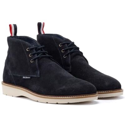 Ben Sherman Hampton Bottes Bleues en Daim pour Hommes EUR 45 - Publicité Ben Sherman Hampton Bottes Bleues en Daim pour Hommes EUR 45 - Publicité