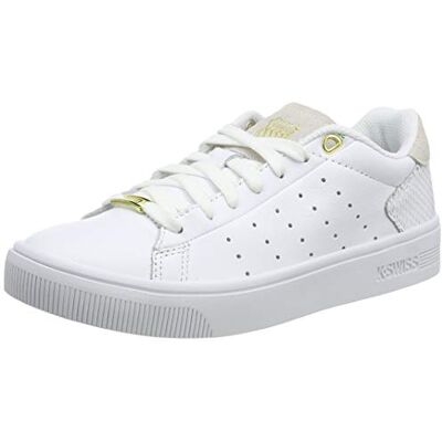 K-Swiss Court Frasco II Baskets pour femme, Blanc (Blanc/Python 176), 41 EU - Publicité K-Swiss Court Frasco II Baskets pour femme, Blanc (Blanc/Python 176), 41 EU - Publicité