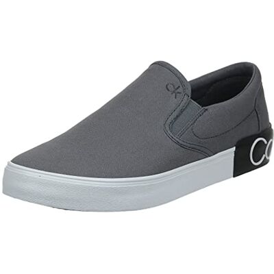 Calvin Klein - RYOR Sneaker - Gris Ardoise - Canvas - Sneaker - Publicité Calvin Klein - RYOR Sneaker - Gris Ardoise - Canvas - Sneaker - Publicité