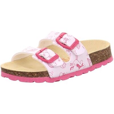 Superfit Chaussons pour fille, blanc rose 1050, 24 EU Weit - Publicité Superfit Chaussons pour fille, blanc rose 1050, 24 EU Weit - Publicité