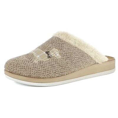inblu Femme Pantofole Donna Con Applicazione Cane Fantasia Tartan, Plantare in Vera Pelle Imbottito Chausson, Sable, 36 EU - Publicité inblu Femme Pantofole Donna Con Applicazione Cane Fantasia Tartan, Plantare in Vera Pelle Imbottito Chausson, Sable, 36 EU - Publicité