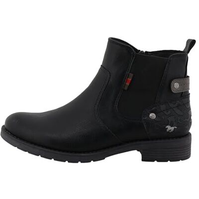 MUSTANG Bottines Femme , Pointure:40 EU, La Couleur:Noir - Publicité MUSTANG Bottines Femme , Pointure:40 EU, La Couleur:Noir - Publicité