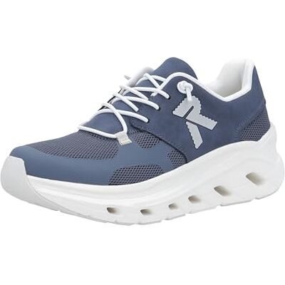 Rieker Femme W3500 Baskets Basses, Bleu, 44 EU - Publicité Rieker Femme W3500 Baskets Basses, Bleu, 44 EU - Publicité