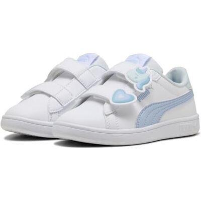 Puma Chaussures à Scratch Smash 3.0 Badges Enfant 27.5, White Haute Tropic Blue - Publicité Puma Chaussures à Scratch Smash 3.0 Badges Enfant 27.5, White Haute Tropic Blue - Publicité