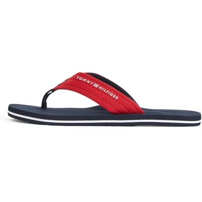 Tommy Hilfiger Tongs Homme Nyc Beach Sandal avec Logo, Rouge (Primary Red), 40 - Publicité Tommy Hilfiger Tongs Homme Nyc Beach Sandal avec Logo, Rouge (Primary Red), 40 - Publicité