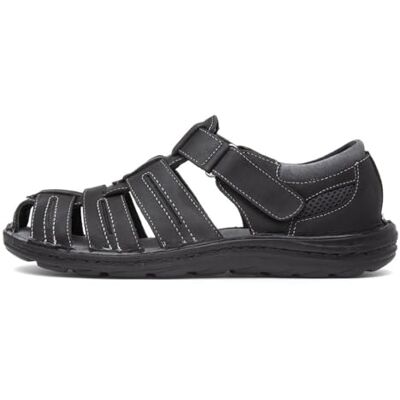 Hush Puppies Albert Sandales d'été pour Homme, Noir, 44.5 EU - Publicité Hush Puppies Albert Sandales d'été pour Homme, Noir, 44.5 EU - Publicité