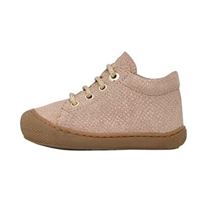 Naturino Chaussures Premiers Pas en suède pailleté, Rose Clair 28 - Publicité Naturino Chaussures Premiers Pas en suède pailleté, Rose Clair 28 - Publicité